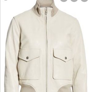 Rag and Bone leather bomber